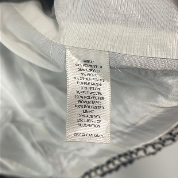 WHBM Ruffled Houndstooth Jacket - Picture 4 of 5